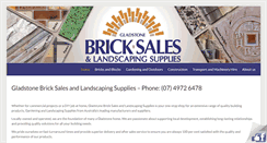 Desktop Screenshot of gladstonebricksales.com.au